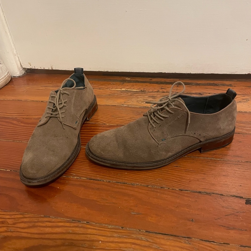 Men's Brown Suede Lace-Up Rodd & Gunn Shoes